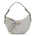 Soft Calfskin Arque Shoulder Bag Ardesia