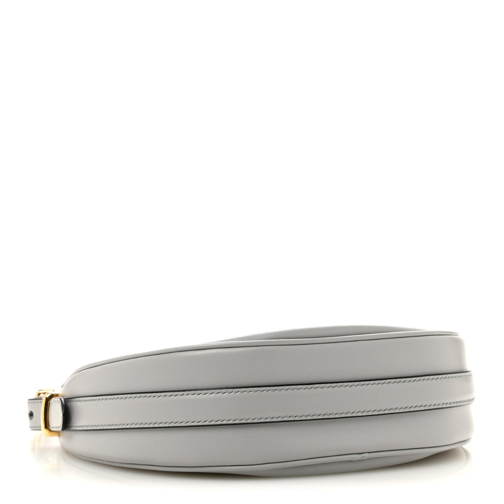 Soft Calfskin Arque Shoulder Bag Ardesia