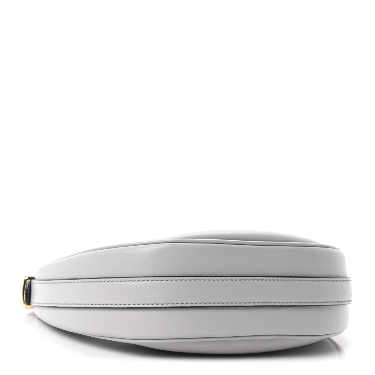 Soft Calfskin Arque Shoulder Bag Granito