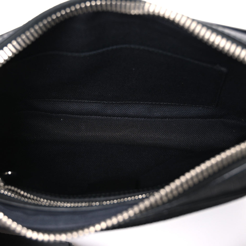 Soft GG Supreme Monogram Web Belt Bag Black Grey