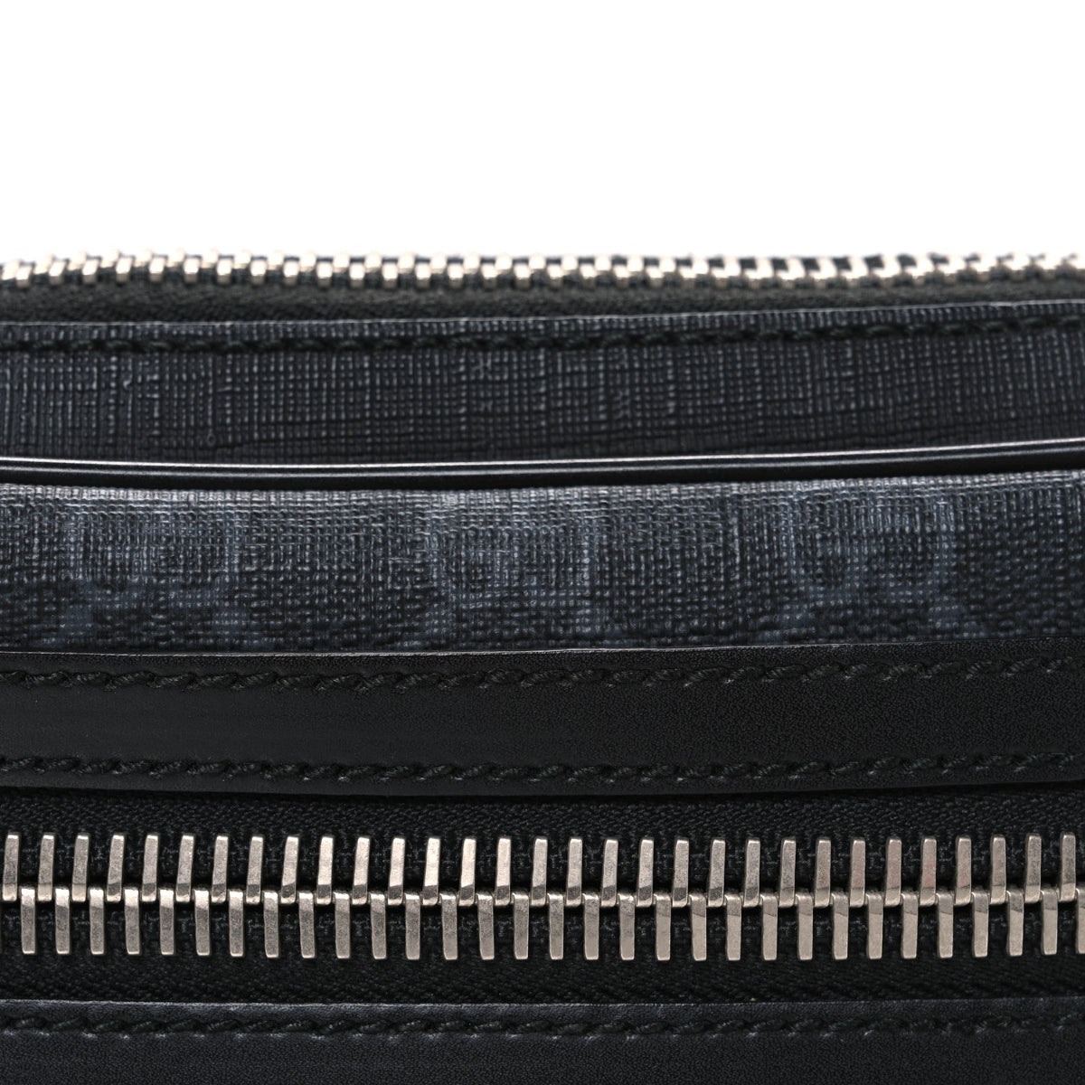 Soft GG Supreme Monogram Web Belt Bag Black Grey