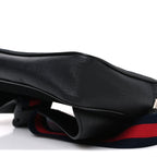 Soft GG Supreme Monogram Web Belt Bag Black Grey