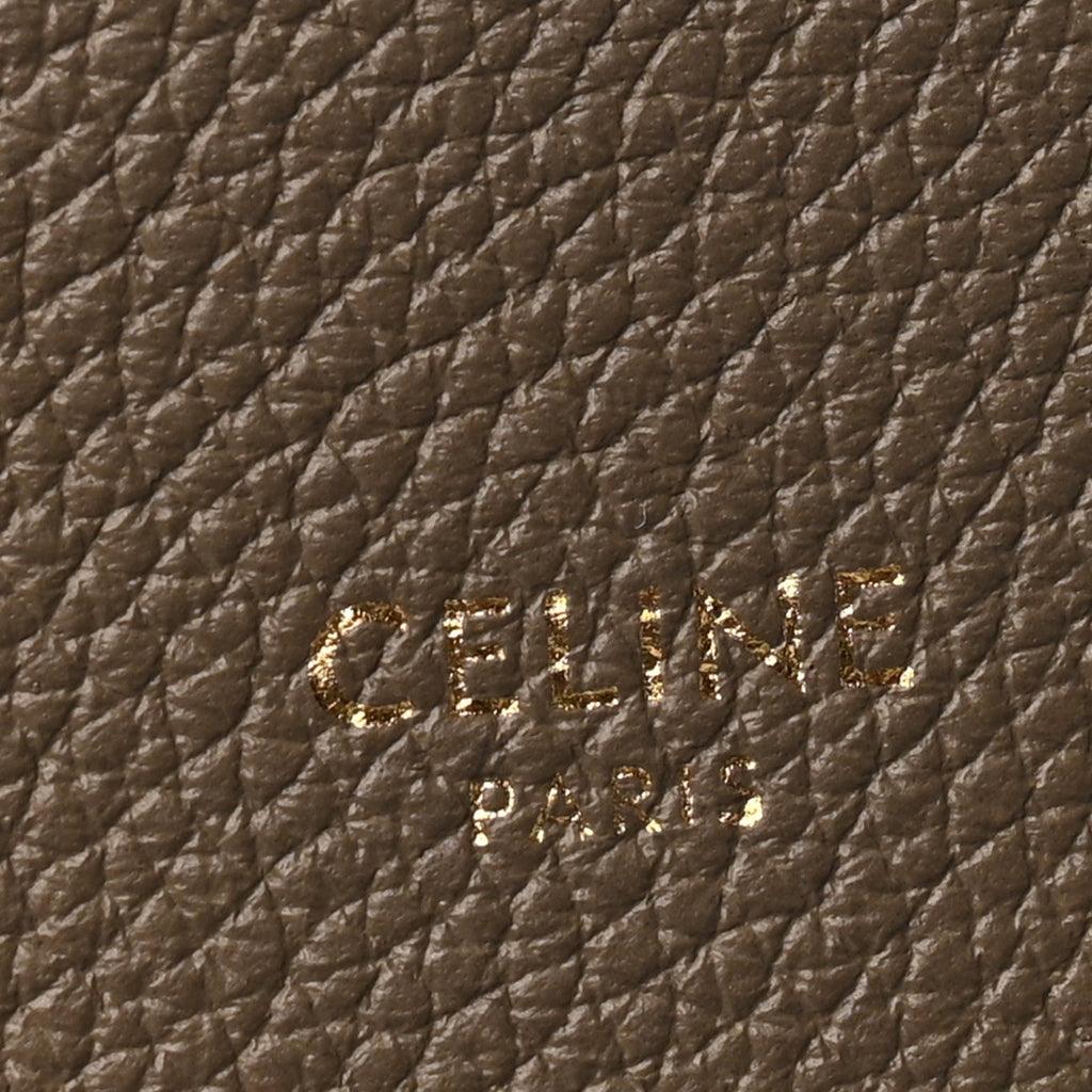 Soft Grained Calfskin Medium Belt Cabas Phantom Taupe