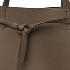 Soft Grained Calfskin Medium Belt Cabas Phantom Taupe