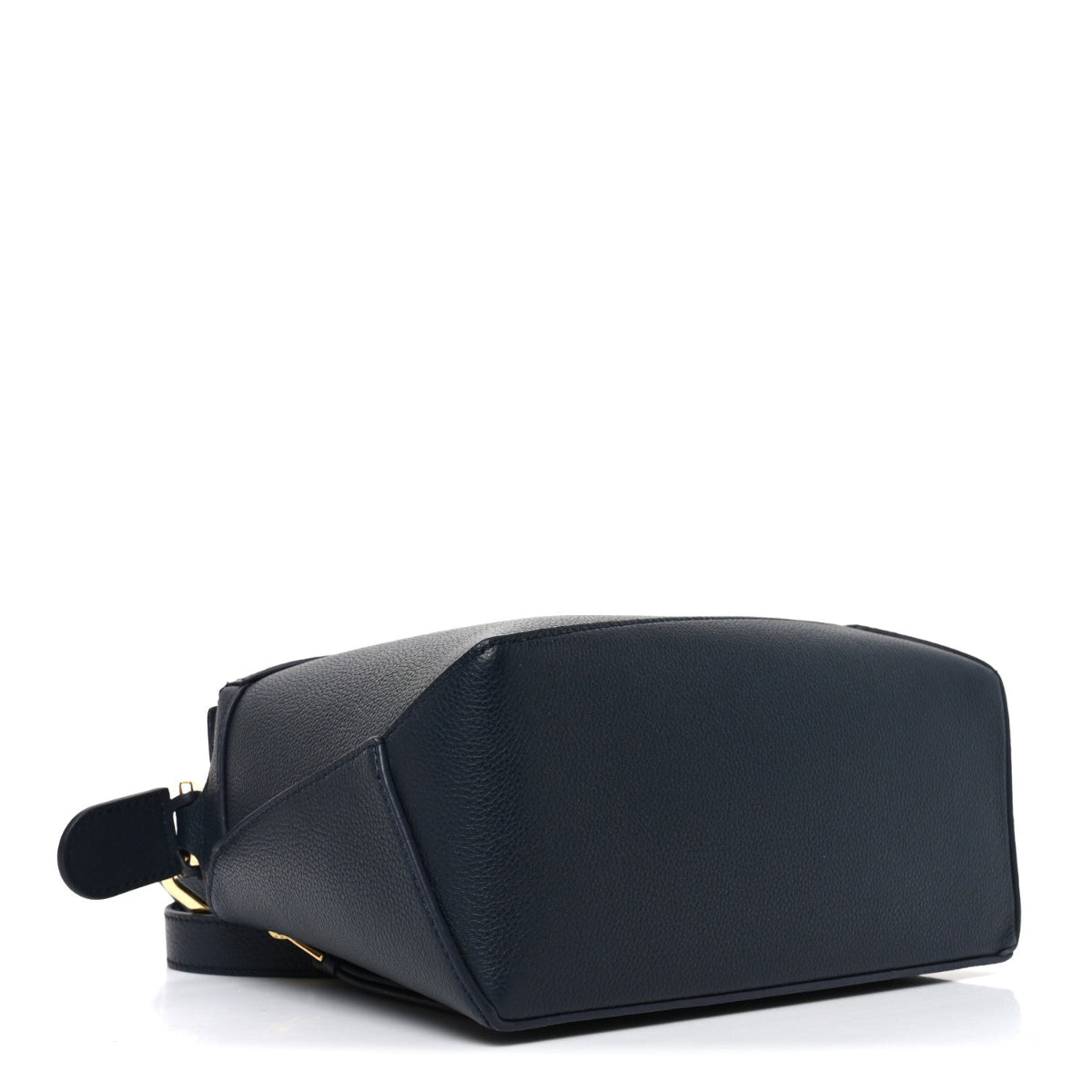 Soft Grained Calfskin Small Puzzle Edge Bag Navy