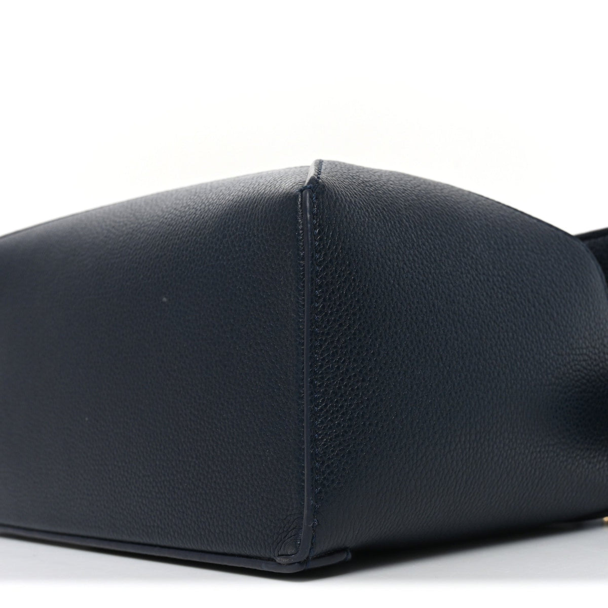Soft Grained Calfskin Small Puzzle Edge Bag Navy