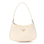 Spazzolato Cleo Shoulder Bag White