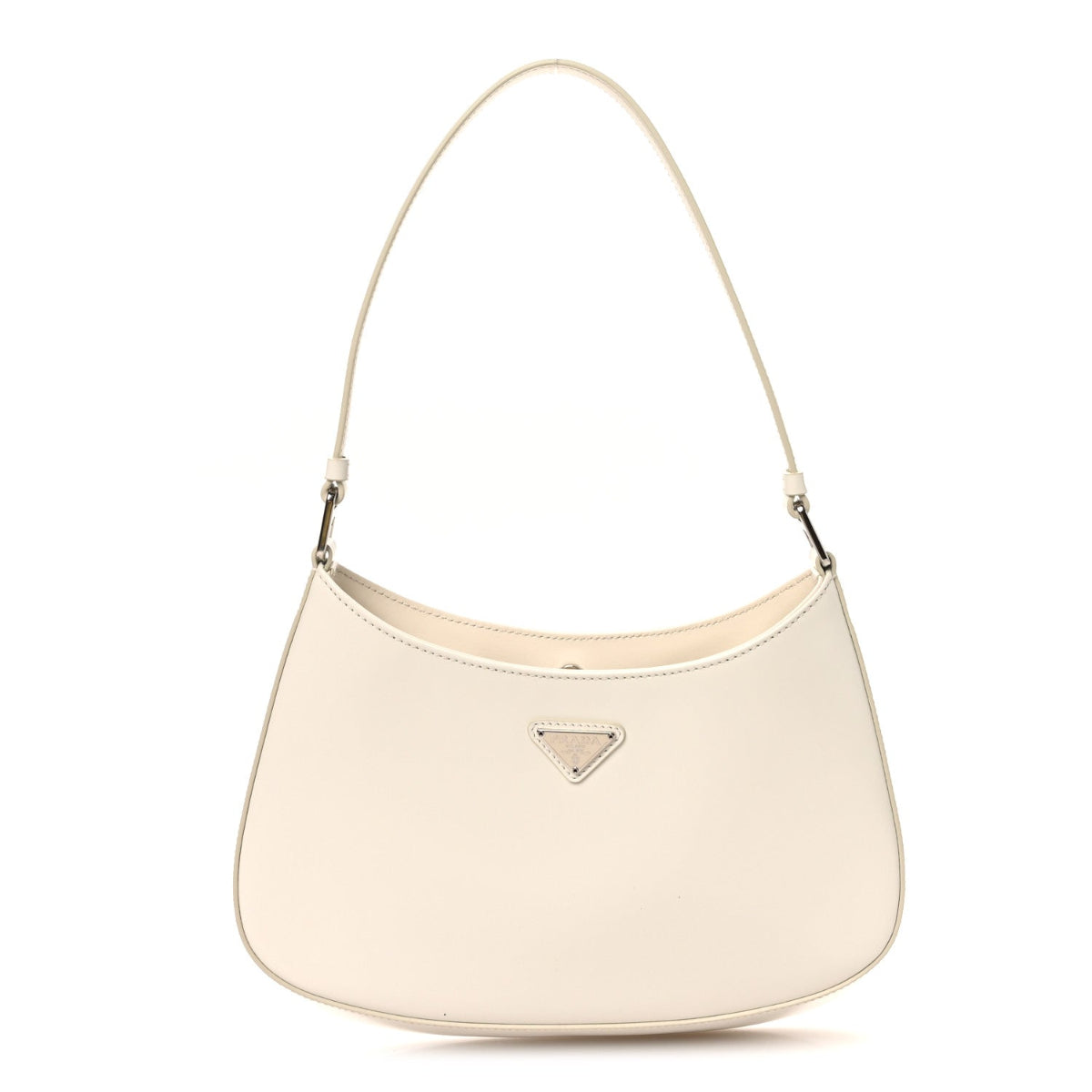 Spazzolato Cleo Shoulder Bag White