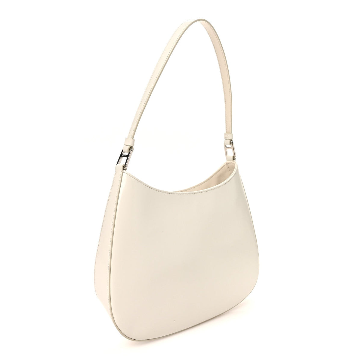 Spazzolato Cleo Shoulder Bag White