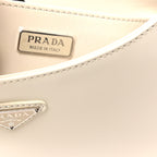 Spazzolato Cleo Shoulder Bag White