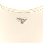 Spazzolato Cleo Shoulder Bag White