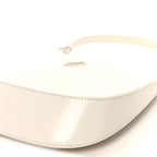 Spazzolato Cleo Shoulder Bag White