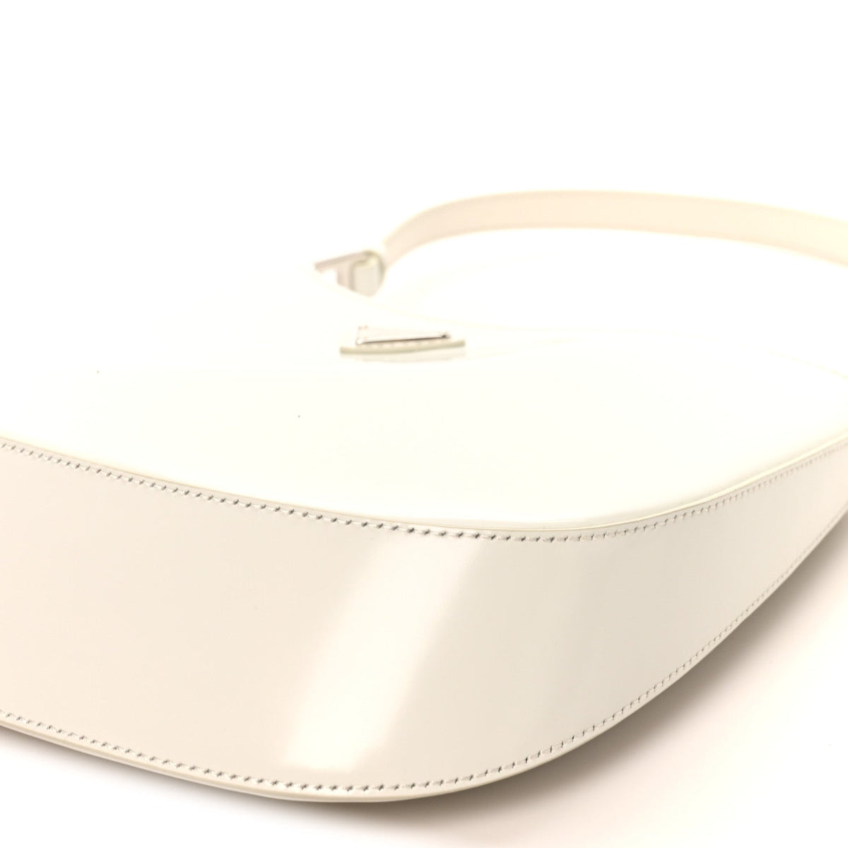 Spazzolato Cleo Shoulder Bag White