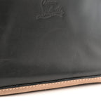 Suede Calfskin Aliosha Messenger Cappuccino Black