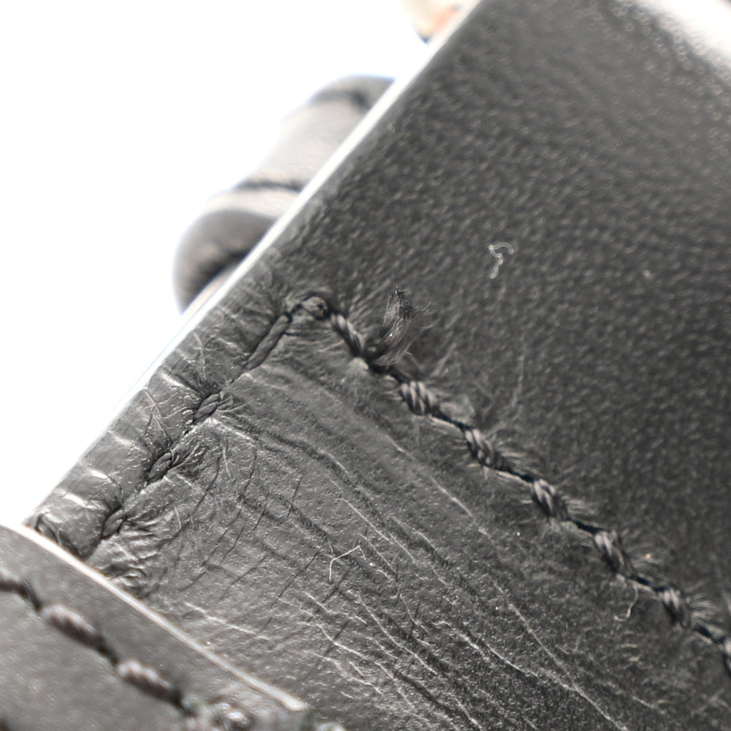 Suede Calfskin Aliosha Messenger Cappuccino Black