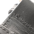 Suede Calfskin Aliosha Messenger Cappuccino Black