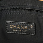 Suede Calfskin Shiny Lambskin Quilted Coco Base Flap Top Handle Bag Beige Black