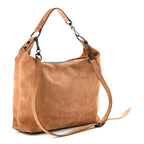 Suede Classic Hardware Small Le City Hobo Bag Camel