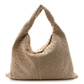 Suede Intrecciato Large Hop Mastice