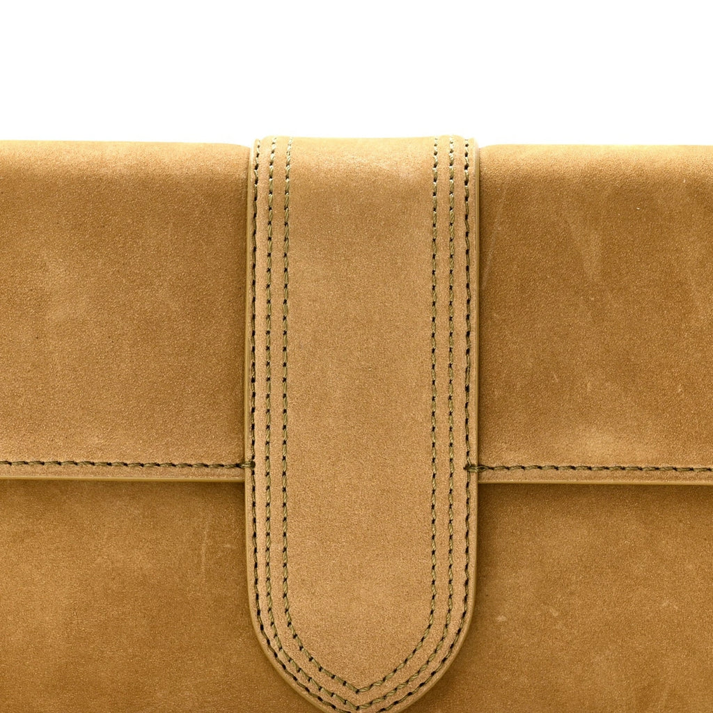 Suede Le Bambino Long Light Khaki