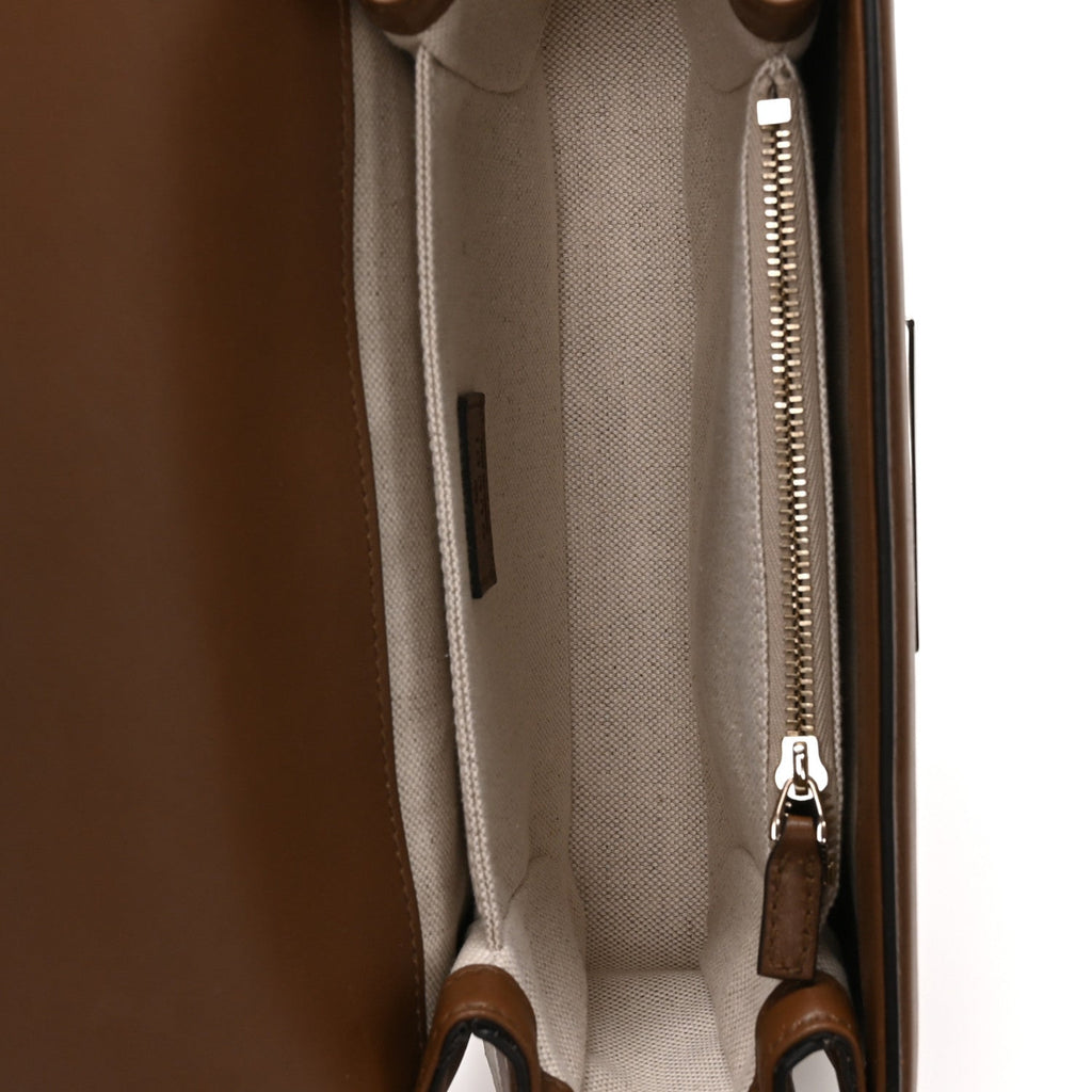Suede Micro GG Small Go Shoulder Bag Brown