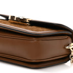 Suede Micro GG Small Go Shoulder Bag Brown
