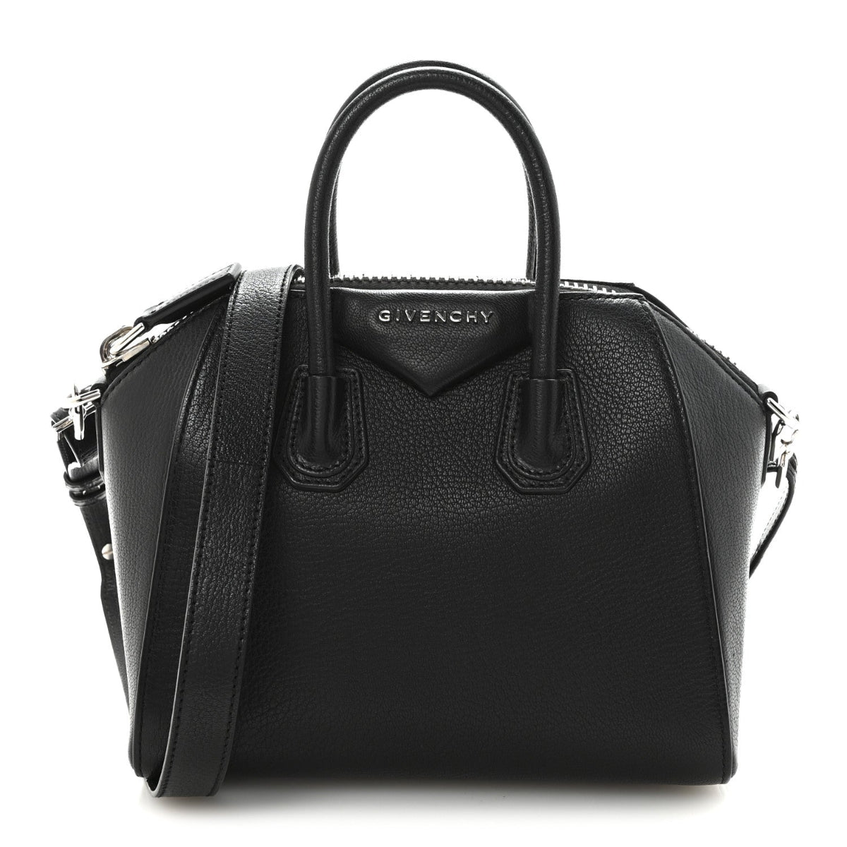 Sugar Goatskin Mini Antigona Black
