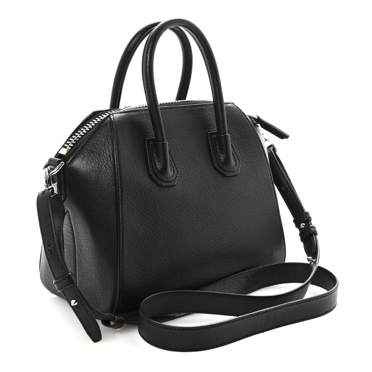 Sugar Goatskin Mini Antigona Black