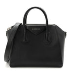 Sugar Goatskin Small Antigona Black