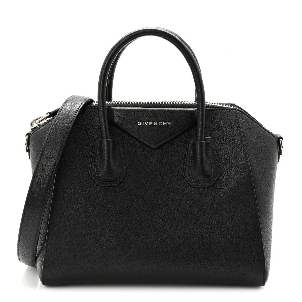 Sugar Goatskin Small Antigona Black