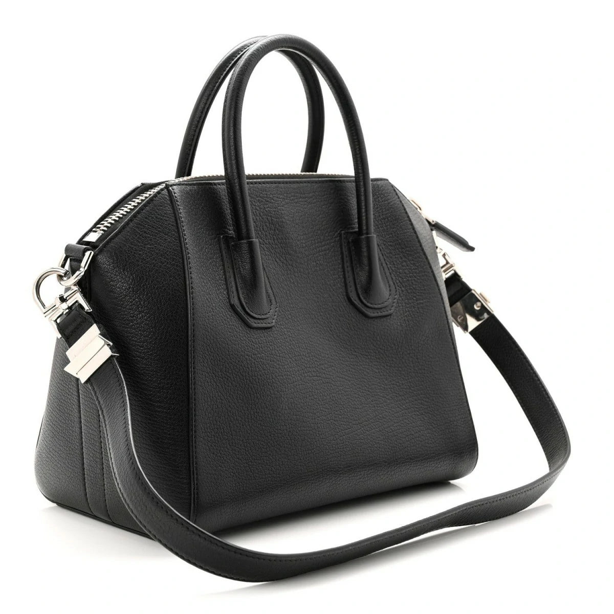 Sugar Goatskin Small Antigona Black