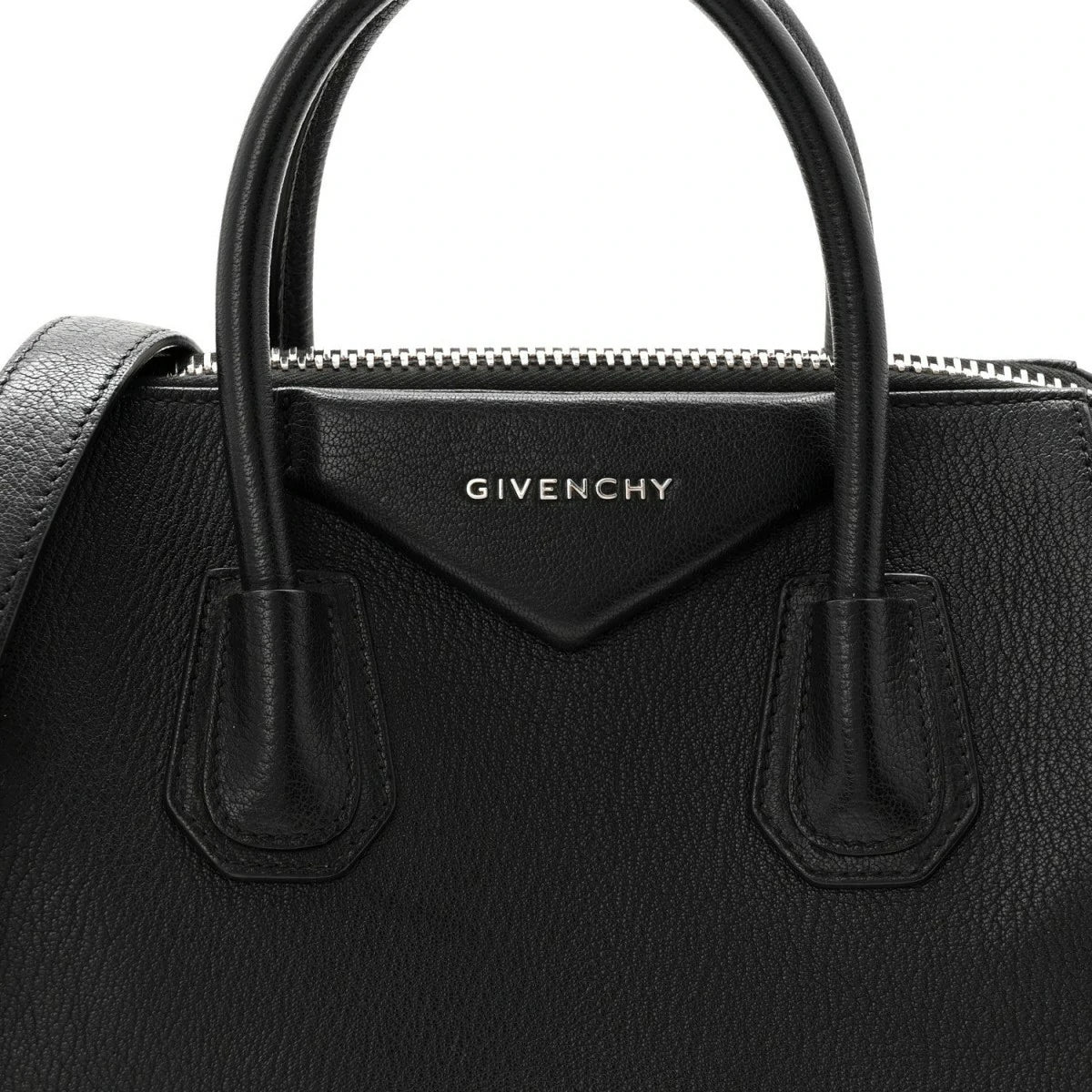 Sugar Goatskin Small Antigona Black