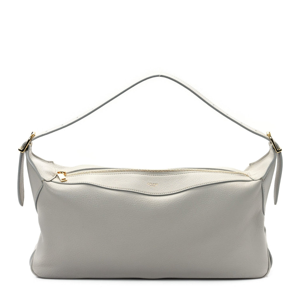 Supple Calfskin Medium Romy Shoulder Bag Rice