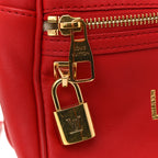 Supple Calfskin Paname Take Off Flight Overseas Bag Red