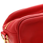 Supple Calfskin Paname Take Off Flight Overseas Bag Red