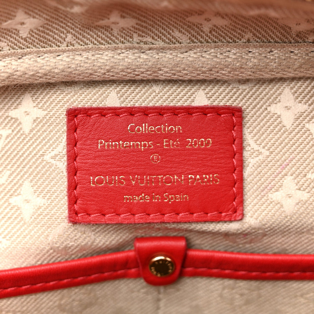 Supple Calfskin Paname Take Off Flight Overseas Bag Red