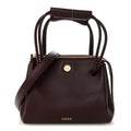 Supple Calfskin Small Madrid Bag Dark Burgundy