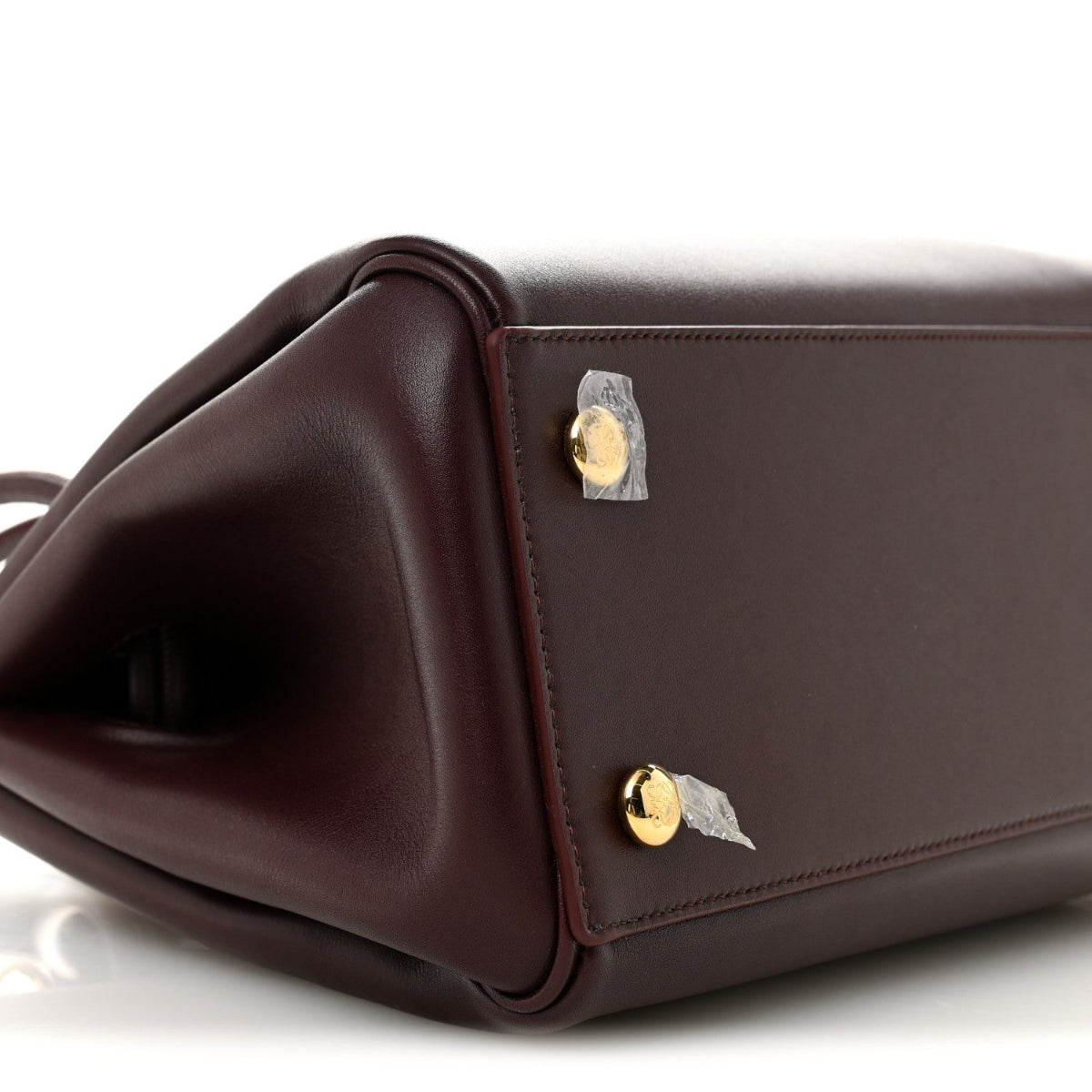 Supple Calfskin Small Madrid Bag Dark Burgundy