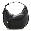 Supple Grained Calfskin Teen Lulu Shoulder Bag Black