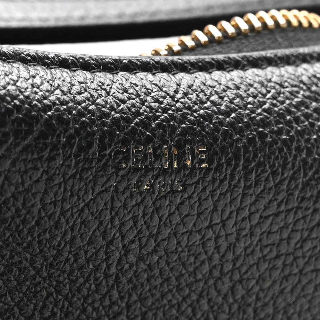 Supple Grained Calfskin Teen Lulu Shoulder Bag Black