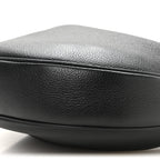 Supple Grained Calfskin Teen Lulu Shoulder Bag Black
