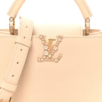 Taurillon Bloom Capucines BB Powder Beige