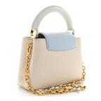 Taurillon LV Capucines Mini Blush Olyme Blue White
