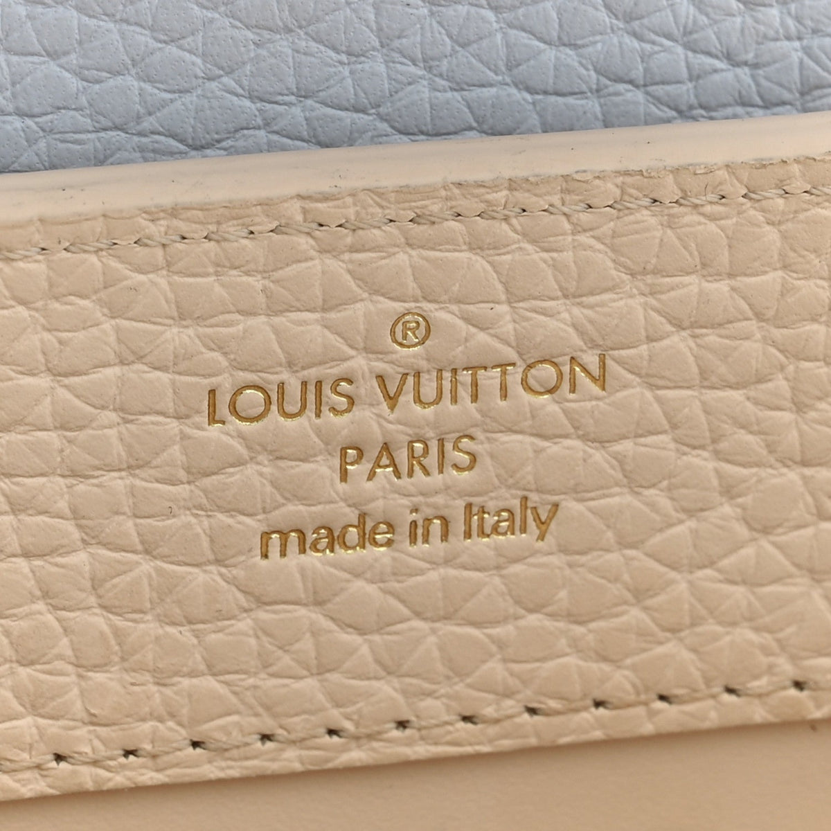 Taurillon LV Capucines Mini Blush Olyme Blue White