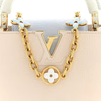Taurillon LV Capucines Mini Blush Olyme Blue White