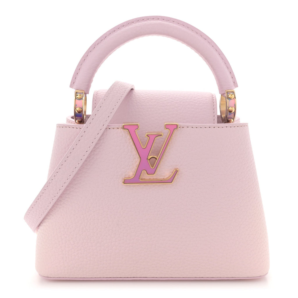Taurillon LV Ski Capucines Mini Pearly Lilac