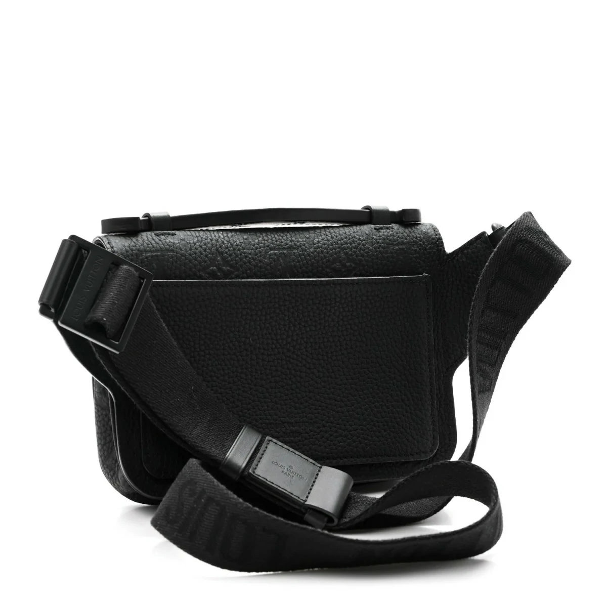 Taurillon Monogram S Lock Sling Bag Black