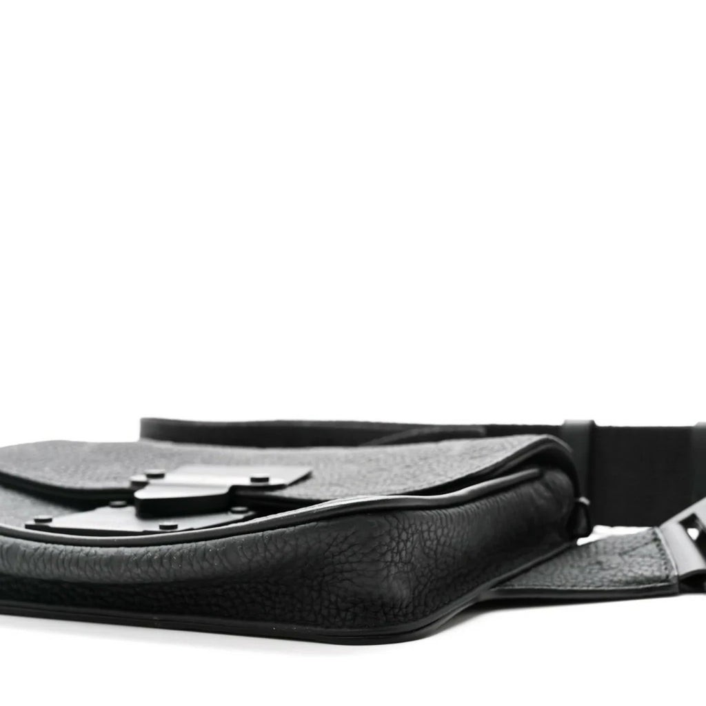 Taurillon Monogram S Lock Sling Bag Black