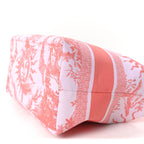 Technical Fabric Toile De Jouy Soleil DiorTravel Nomad Pouch Coral