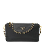Tessuto Nylon Saffiano Crossbody Bag Black